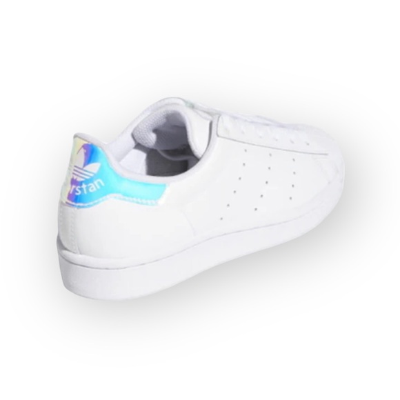 adidas x stan smith ★ Superstar J VS Superstan Sneakers ★ White Iridescent ★ 4.5 - Picture 15 of 16